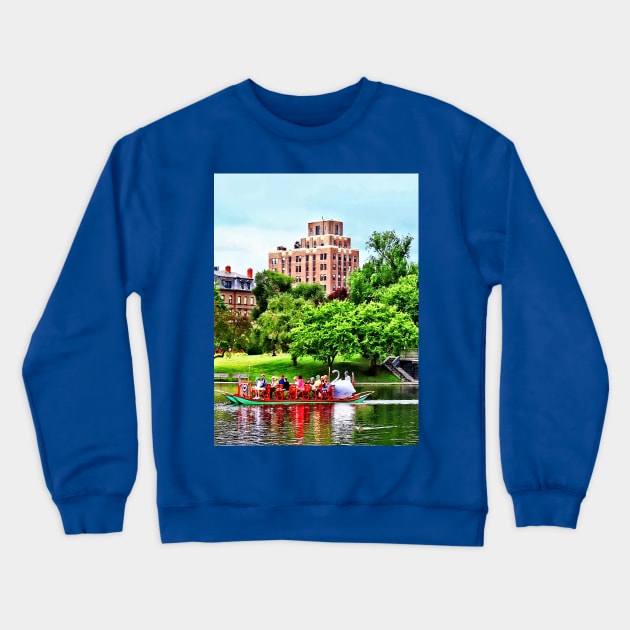 Boston MA - Boston Public Garden Crewneck Sweatshirt by SusanSavad